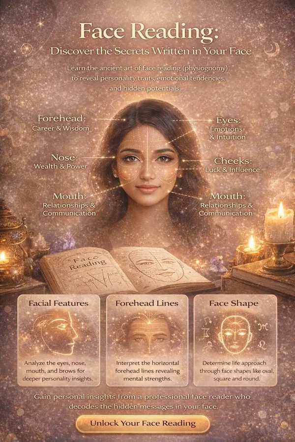 Face reading physiognomy analysis